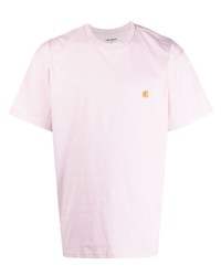 T-shirt à col rond rose Carhartt WIP