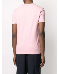 T-shirt à col rond rose Tom Ford