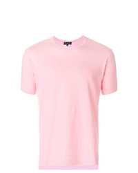 T-shirt à col rond rose Comme Des Garcons Homme Plus