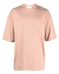 T-shirt à col rond rose Costumein