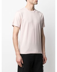 T-shirt à col rond rose Stone Island