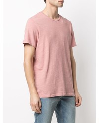 T-shirt à col rond rose rag & bone