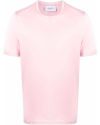 T-shirt à col rond rose D4.0