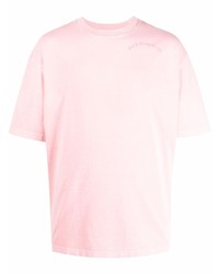 T-shirt à col rond rose Diesel