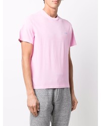 T-shirt à col rond rose DSQUARED2