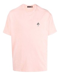 T-shirt à col rond rose FIVE CM