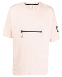 T-shirt à col rond rose Helly Hansen