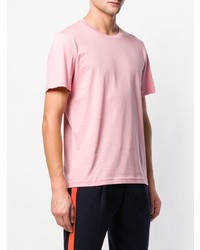 T-shirt à col rond rose Calvin Klein