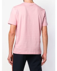 T-shirt à col rond rose Calvin Klein