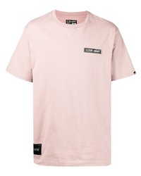 T-shirt à col rond rose Izzue