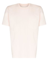 T-shirt à col rond rose Les Tien