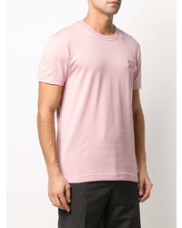 T-shirt à col rond rose Dolce & Gabbana
