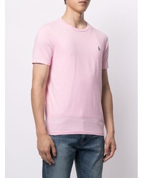 T-shirt à col rond rose Polo Ralph Lauren