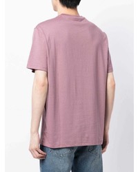 T-shirt à col rond rose Armani Exchange