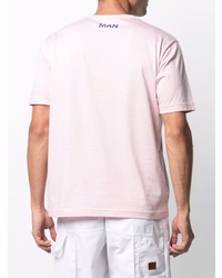 T-shirt à col rond rose Junya Watanabe MAN