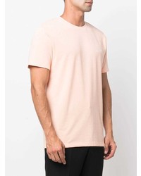 T-shirt à col rond rose A.P.C.