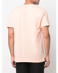 T-shirt à col rond rose A.P.C.