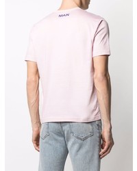 T-shirt à col rond rose Junya Watanabe MAN