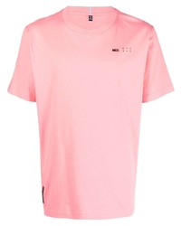 T-shirt à col rond rose McQ