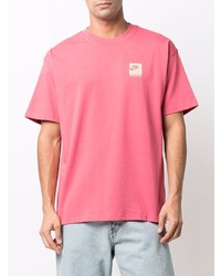 T-shirt à col rond rose Nike