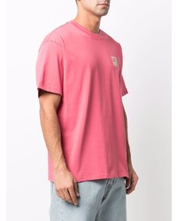 T-shirt à col rond rose Nike