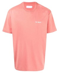 T-shirt à col rond rose Off Duty