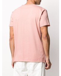 T-shirt à col rond rose Filippa K