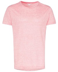T-shirt à col rond rose Orlebar Brown