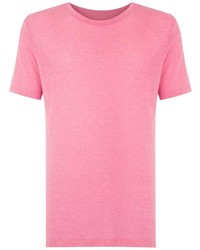 T-shirt à col rond rose OSKLEN