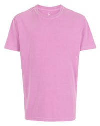 T-shirt à col rond rose OSKLEN