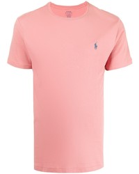 T-shirt à col rond rose Polo Ralph Lauren