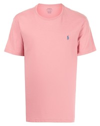 T-shirt à col rond rose Polo Ralph Lauren