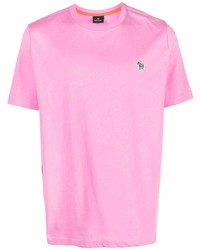 T-shirt à col rond rose PS Paul Smith