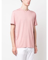 T-shirt à col rond rose Tom Ford