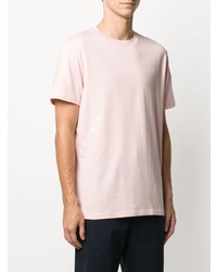 T-shirt à col rond rose A.P.C.