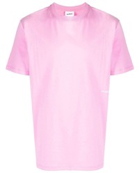 T-shirt à col rond rose Soulland