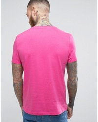 T-shirt à col rond rose Asos