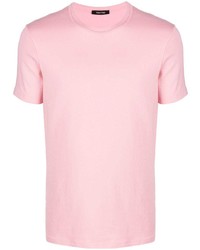 T-shirt à col rond rose Tom Ford