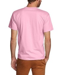 T-shirt à col rond rose Touchlines