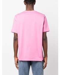 T-shirt à col rond rose PS Paul Smith