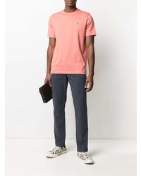 T-shirt à col rond rose Paul Smith