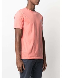 T-shirt à col rond rose Paul Smith