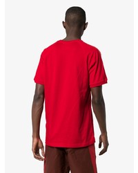 T-shirt à col rond rouge adidas