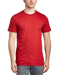 T-shirt à col rond rouge Anvil
