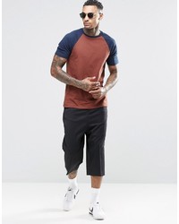 T-shirt à col rond rouge Asos