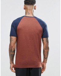 T-shirt à col rond rouge Asos