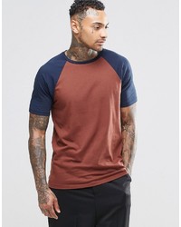 T-shirt à col rond rouge Asos