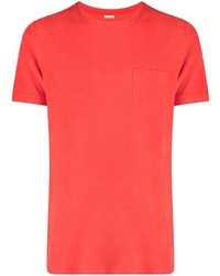 T-shirt à col rond rouge Bluemint