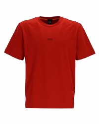 T-shirt à col rond rouge BOSS HUGO BOSS