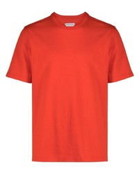 T-shirt à col rond rouge Bottega Veneta